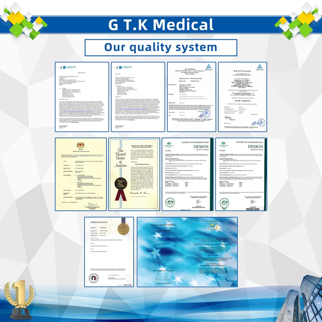 Disposable Surgical Laparoscopic/Endoscopic Bladeless Optical Trocars Manufacturer with CE/ISO Certificate