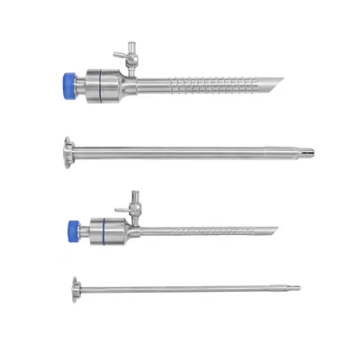 Instrumentos quirúrgicos reutilizables de alta calidad, trocares laparoscópicos para cirugía endoscópica, juego de 5mm y 10mm